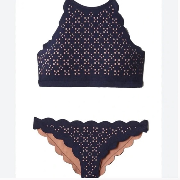 Marysia Swim Other - Marysia - Laser Cut Scalloped Bikini
